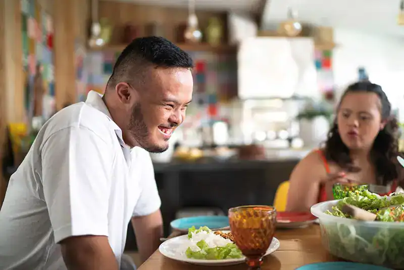 Empowering Weight Loss: A Comprehensive Guide for Individuals with Disabilities 2 Image of a disabled man and balance around nutrition to aid weight loss Daventry
